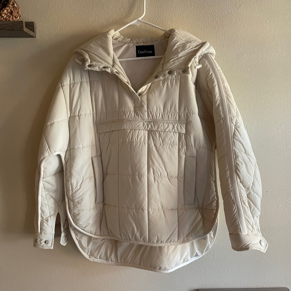Women's Quilted Pullover Puffer Jacket